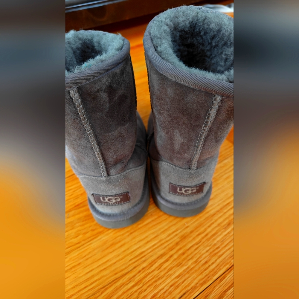 UGG Kids Gray Rain & Snow Boots